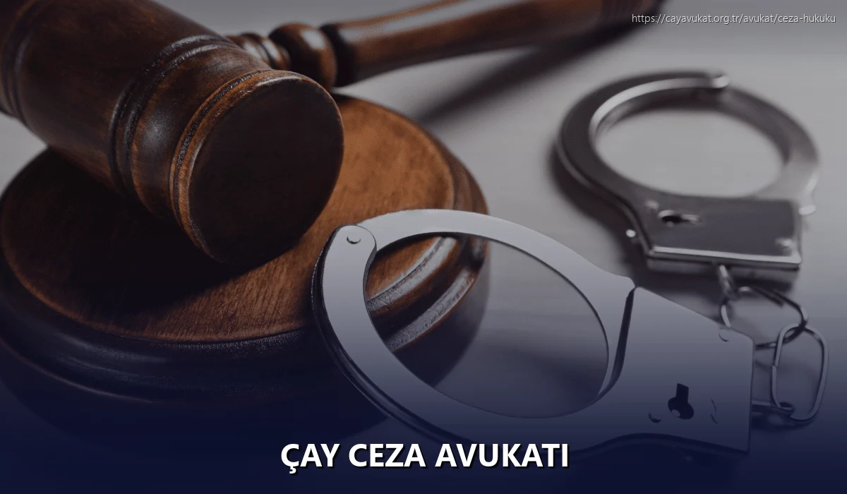 Çay Ceza Avukatı